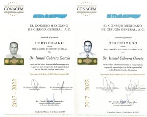 Dr. Ismael Cabrera CNACEM Certification
