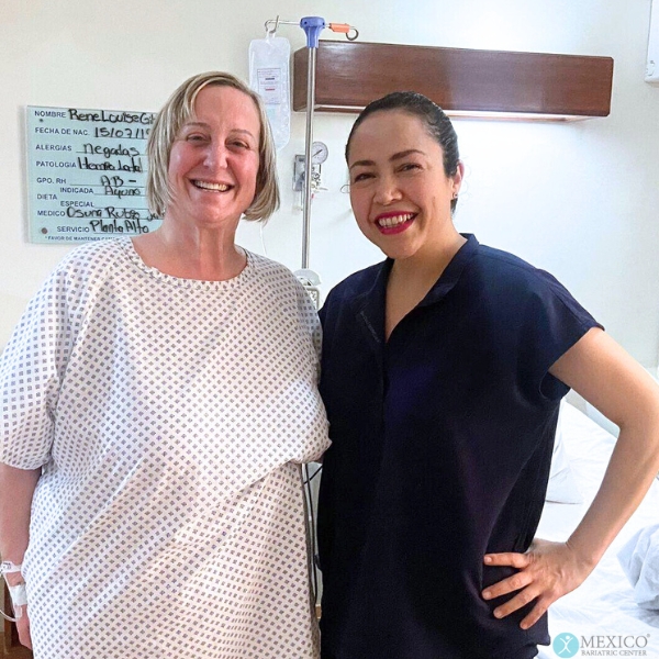 Dr. Jacqueline Osuna with Gastric Bypass Patient